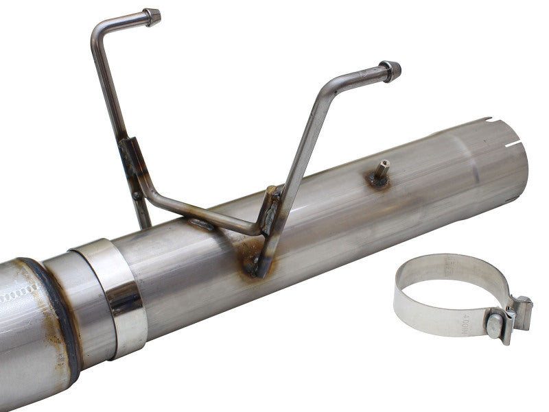 aFe MACHForce XP Exhaust Large Bore 5in DPF-Back SS 13-15 Dodge Trucks L6-6.7L (td) *Polish Tip - 49-42051-1P