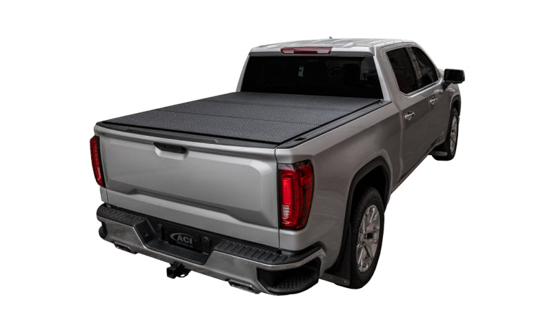 Access LOMAX Tri-Fold Cover 07-21 Toyota Tundra - 5ft 6in Bed (w/ Deck Rail) - Black Diamond - B4050059