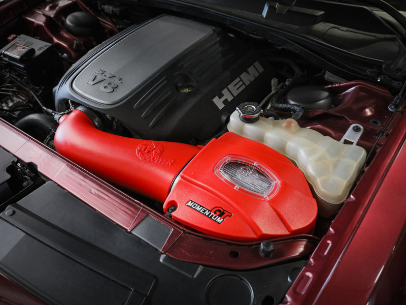 aFe Momentum GT Pro Dry S Stage-2 Intake System 11-15 Dodge Challenger / Charger R/T 5.7L HEMI - Red - 51-72202-R