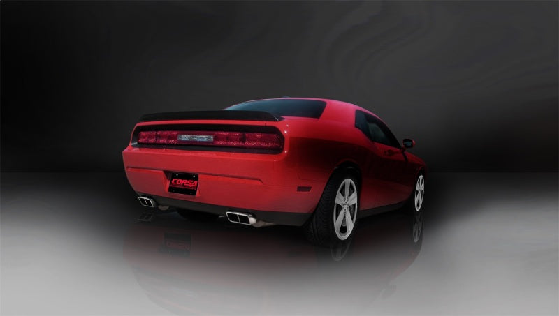Corsa 2009-2010 Dodge Challenger R/T 5.7L V8 Manual Polished Xtreme Cat-Back Exhaust - 14437