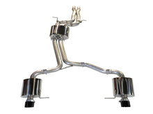 Load image into Gallery viewer, AWE Tuning Audi 8R Q5 3.0T Touring Edition Exhaust Dual Outlet Diamond Black Tips - 3015-33054