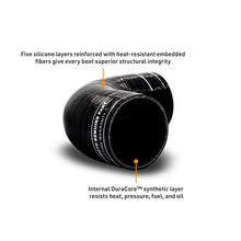 Load image into Gallery viewer, Mishimoto Duracore 3.5in 90 Degree Coupler - MMDCC-35A9BK