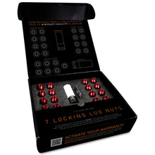 Load image into Gallery viewer, Mishimoto Aluminum Locking Lug Nuts 1/2 X 20 23pc Set Red - MMLG-1220-23LRD