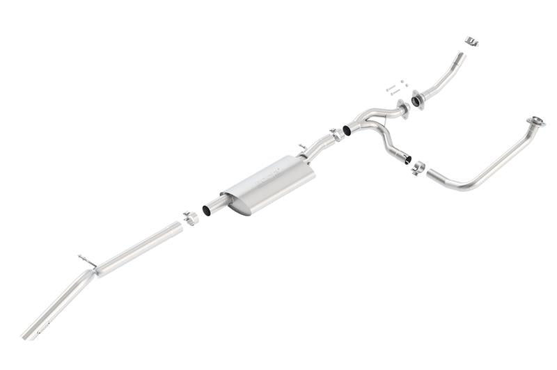 Borla 12-15 Jeep Wrangler 3.6L V6 Auto/Manual Trans Turndown Tip Dual Left Rear Exit Exhaust - 140634