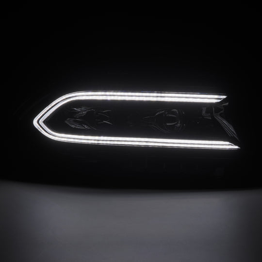 AlphaRex 15-23 Dodge Charger LUXX LED Proj Headlights Alpha-Black w/Actv Light & Seq.Sig / SB DRL - 880579