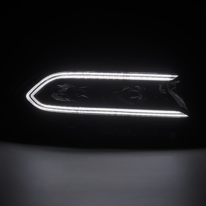 AlphaRex 15-23 Dodge Charger LUXX-Series LED Proj Headlights Black w/Activtn Lgt & Seq.Sig / SB DRL - 880599
