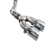 Load image into Gallery viewer, AWE Tuning 21-25 Ford F150 (14th Gen Reg Cab) Cat-Back Exhaust - 4.5in Dual Side Exit Chrome Tips - 3015-32145