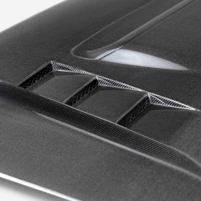 Seibon 12-15 Toyota Tacoma TS-Style Carbon Fiber Hood - HD12TYTA-TS