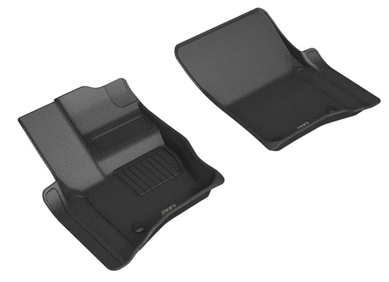 3D MAXpider 20-22 Land Rover Defender 90 / Defender 110 Kagu 1st Row Floormat - Black - L1LR02911509