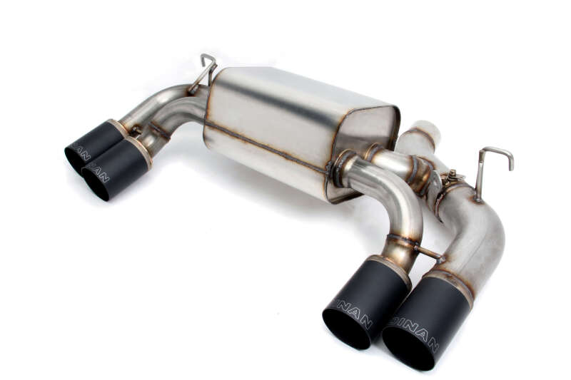 Dinan 16-18 BMW M2 (F87) Free Flow Axleback Exhaust System - Black Tips - D660-0056-BLK