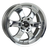 Enkei M6 Universal Truck & SUV 18x8.5 30mm Offset 6x135 Bolt Pattern 87mm Bore Mirror Finish Wheel - 482-885-9530MF