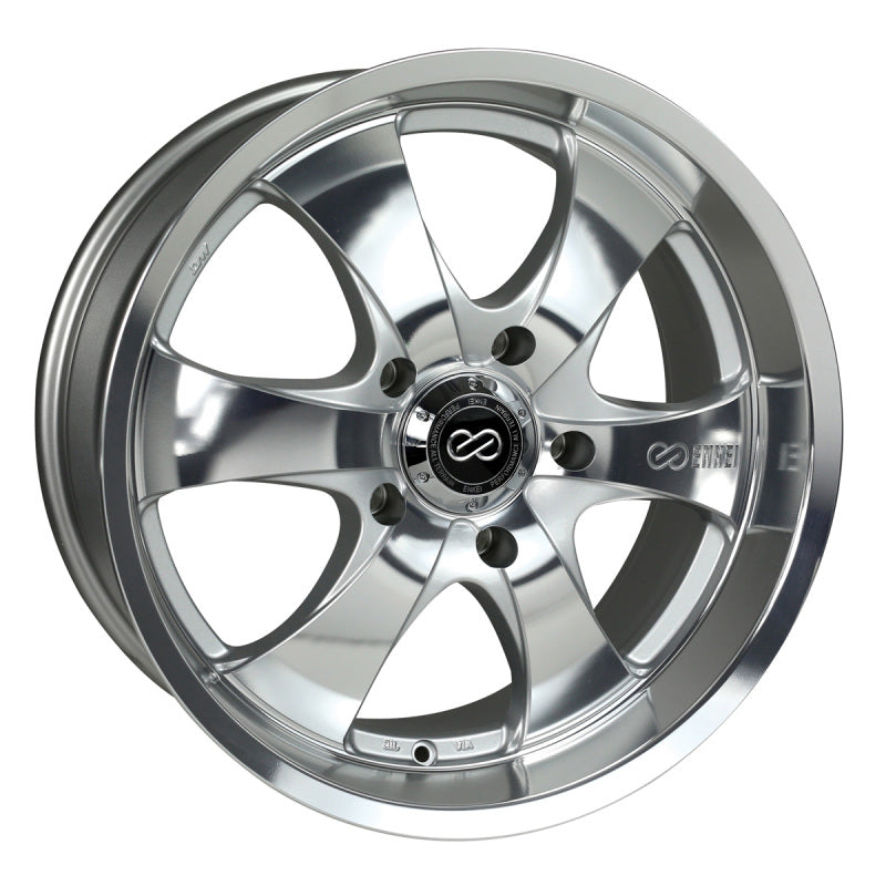 Enkei M6 Universal Truck & SUV 18x8.5 30mm Offset 6x135 Bolt Pattern 87mm Bore Mirror Finish Wheel - 482-885-9530MF