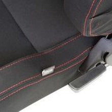 Load image into Gallery viewer, NRG Sport Seats (Pair) Type-R Cloth w/NRG Logo - Black w/Red Stitch - RSC-200L/R