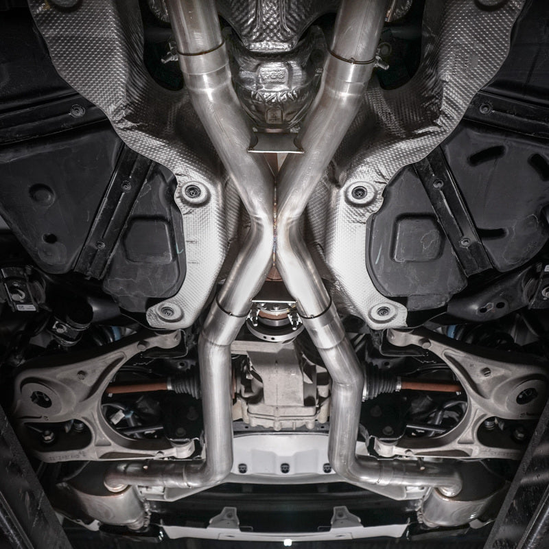 Stainless Works 11-20 Jeep Grand Cherokee 5.7L 3in Redline Catback Exhaust w/X-Pipe (Uses OEM Tips) - JPGC57CBR