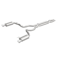 Load image into Gallery viewer, MagnaFlow Cat Back, SS, 3in, Street, Dual Split Polished 4.5in Tips 2015 Ford Mustang GT V8 5.0L - 19100