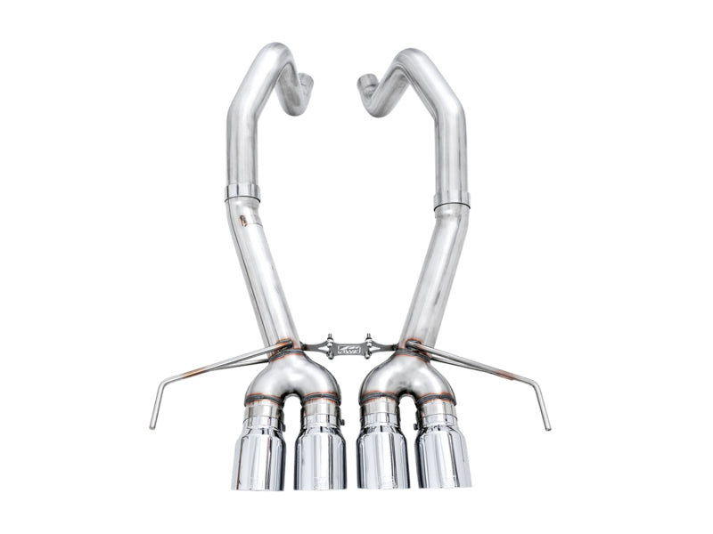 AWE Tuning 14-19 Chevy Corvette C7 Z06/ZR1 (w/AFM) Track Edition Axle-Back Exhaust w/Chrome Tips - 3020-42073