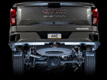 Load image into Gallery viewer, AWE Tuning 4th Gen GM 1500 5.3L 0FG Cat-Back Split Rear Exit (Flat Bumper) - Dual Diamond Tips - 3015-33206