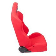 Load image into Gallery viewer, NRG Sport Seats (Pair) Type-R Cloth w/NRG Logo - Red w/Red Stitch - RSC-210L/R