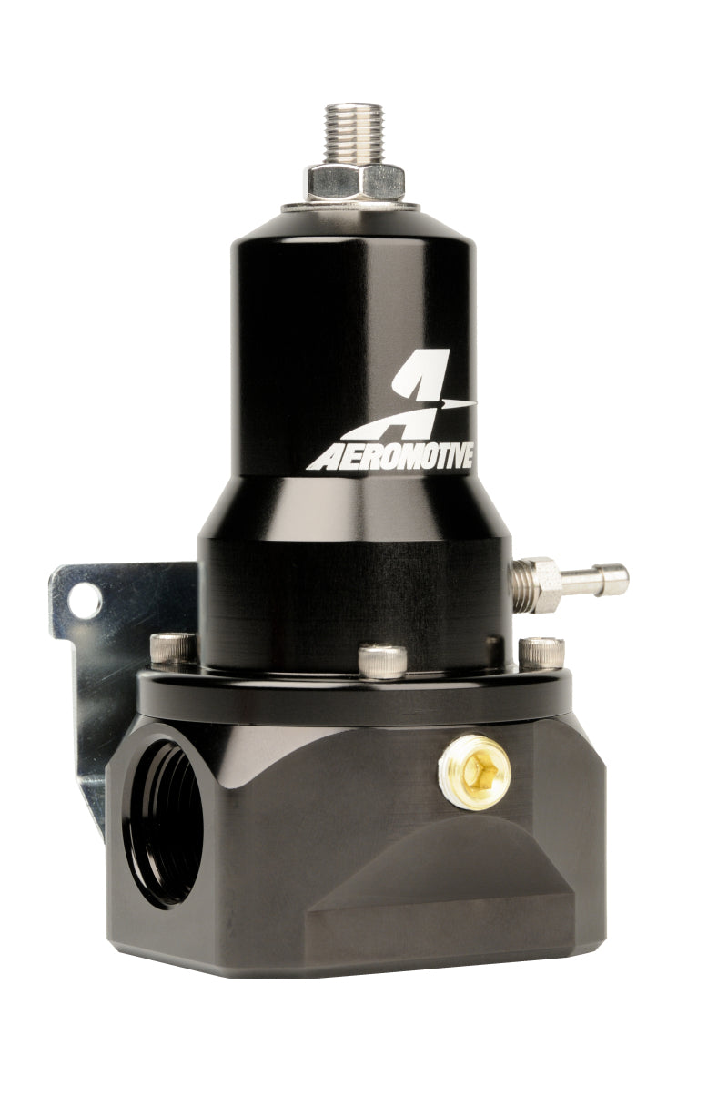 Aeromotive Regulator - 30-120 PSI - .500 Valve - 2x AN-10 Inlets / AN-10 Bypass - 13132