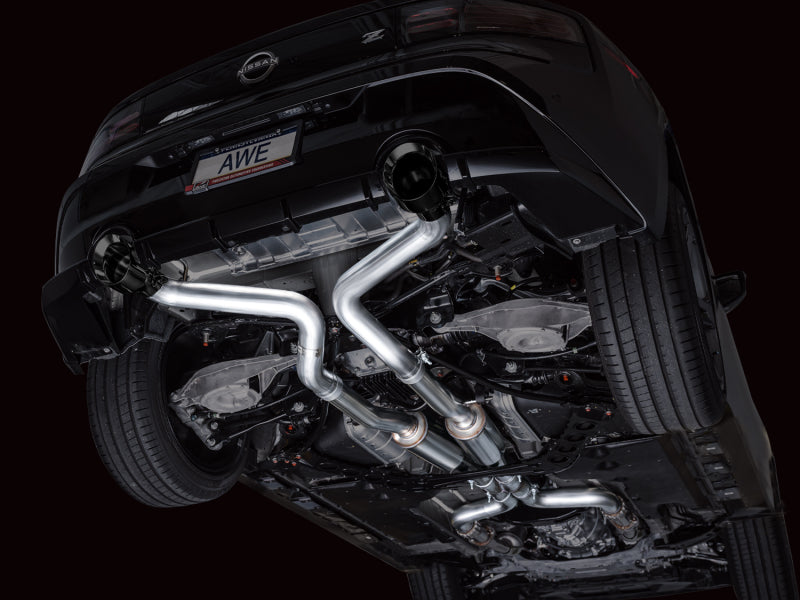 AWE Tuning 2023 Nissan Z RZ34 RWD Track Edition Cat-Back Exhaust System w/ Diamond Black Tips - 3020-33400