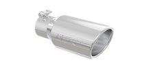 Load image into Gallery viewer, MBRP Universal Tip 4in OD 3in Inlet 10in Length Angled Rolled End T304 - T5155