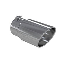 Load image into Gallery viewer, MBRP Universal Tip 6 O.D. Angled Rolled End 5 inlet 12 length - T5075