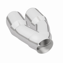 Load image into Gallery viewer, MagnaFlow Double Wall 3in Dual Round Polished Tip 2.25in Inlet - 35226