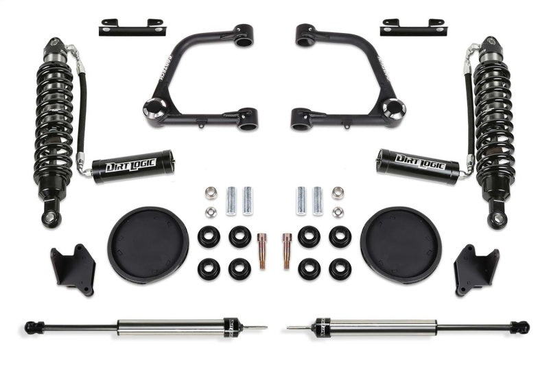 Fabtech 2022 Toyota Tundra 4WD Factory Rear Coils 3in UCA Sys w/Fr Dirt Logic 2.5 Resi C/O Rr Coil - K7088DL