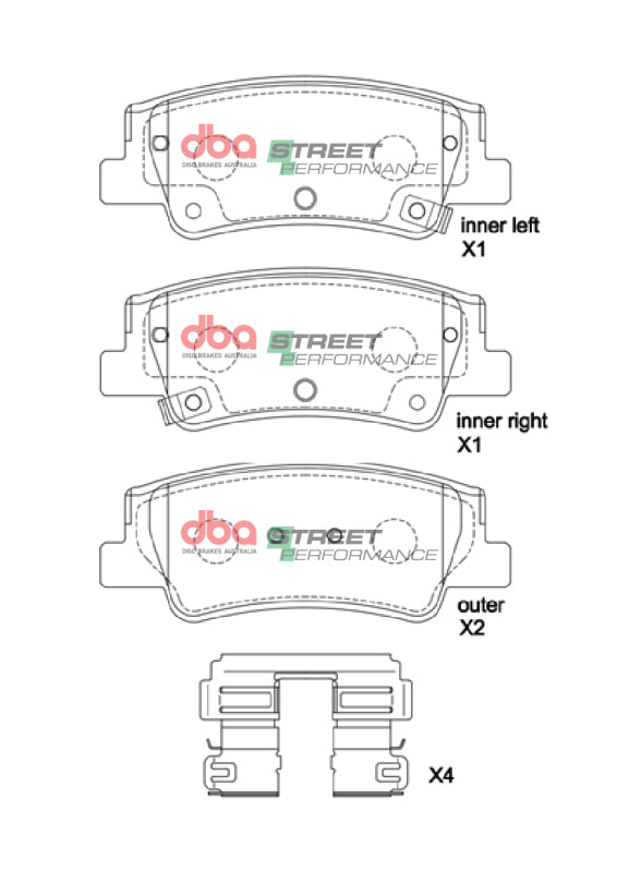 DBA 20-23 Hyundai Sonata SP Performance Rear Brake Pads - DB15178SP