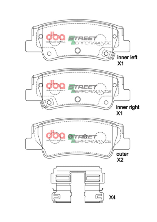 DBA 20-23 Hyundai Sonata SP Performance Rear Brake Pads - DB15178SP