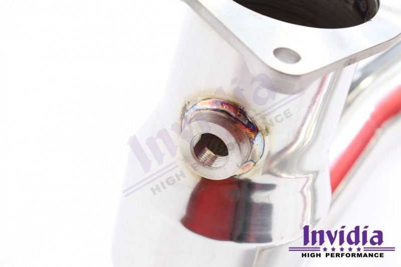 Invidia 15-21 Subaru WRX w/ Manual Transmission J-Pipe With Bottom High Flow Cat Down Pipe - HS15SWMDOCB