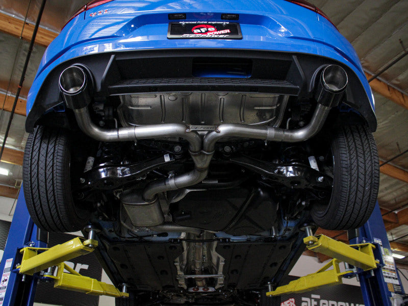 aFe MACHForce XP 3in-2.5in SS Exhaust Cat-Back 18-19 Volkswagen GTI (MK7.5) L4-2.0L (t) - Black - 49-36422-B