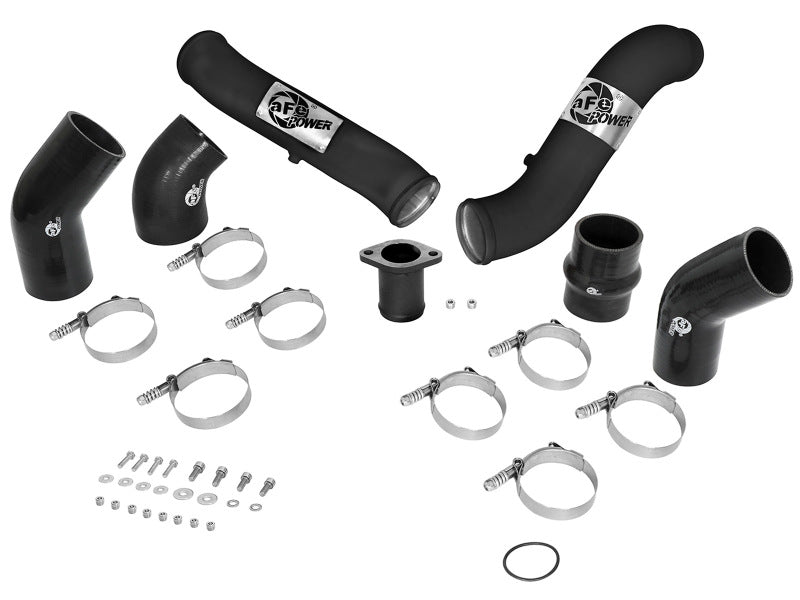 aFe BladeRunner Intercooler w/ Black Tubes 16-17 Nissan Titan XD V8 5.0L (td) - 46-20282-B