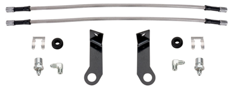 Wilwood 15-21 Toyota 4Runner Flexline Kit 14in M10-1.00 IF 1/8-27 NPT w/ Bracket - 220-17300