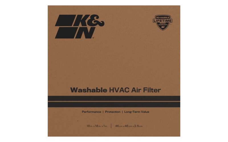 K&N HVAC Filter 18 X 18 X 1 Merv 8 - HVC-8-11818