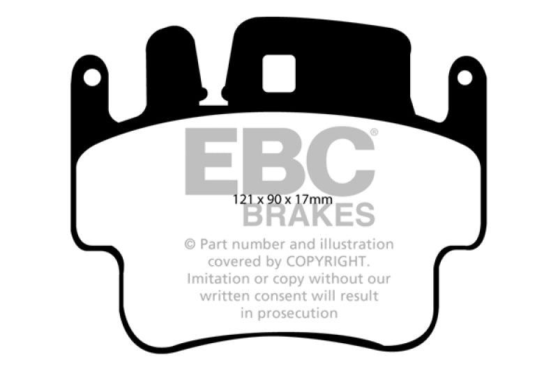EBC Racing 97-02 Porsche 911 (996) RP-1 Front/Race Rear Brake Pads (Pair Only) - DP81514RP1