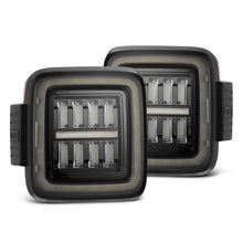 Load image into Gallery viewer, AlphaRex 18-23 Jeep Wrangler JL NOVA Prismatic LED Taillights Alpha-Black - 602010