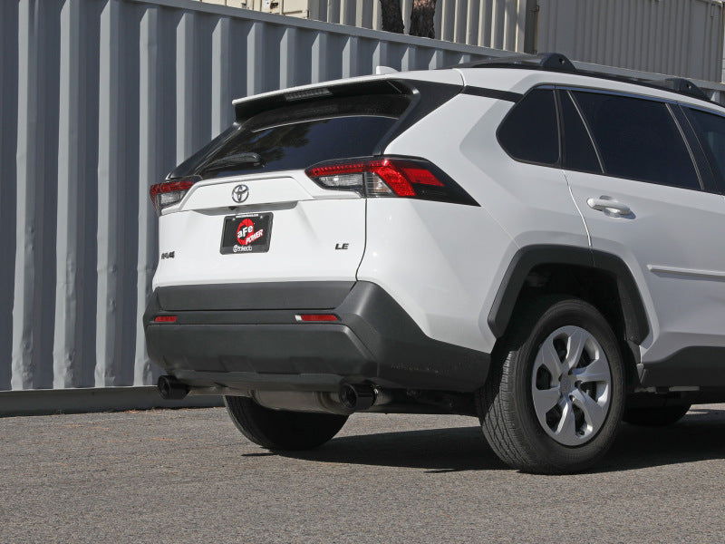 aFe POWER Takeda 19-21 Toyota RAV4 L4-2.5L 304SS CB Exhaust w/ Black Tips - 49-36053-B