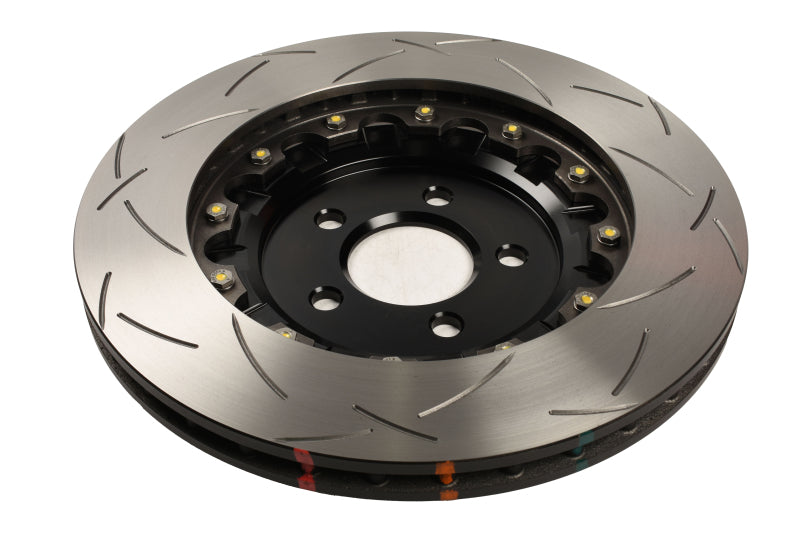 DBA 24-26 Ford Mustang (390mm Front Rotor) Rear 5000 Series Slotted Rotor (w/Black Hat) - DBA53849BLKS