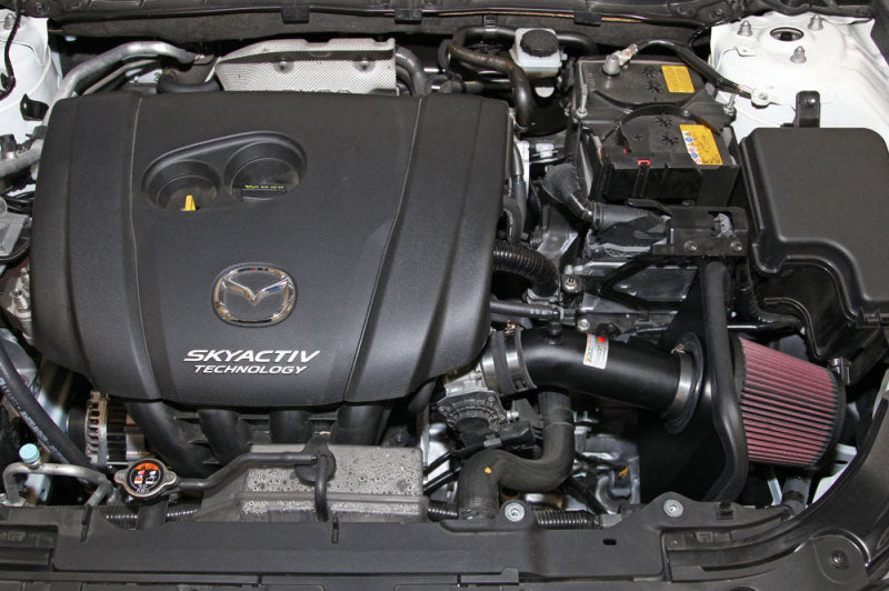 K&N 69 Series Typhoon Performance Intake Kit 13-14 Mazda 3 2.0L L4 - 69-6033TTK
