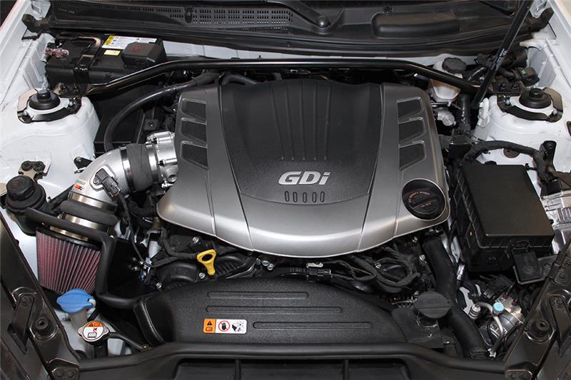 K&N 2013 Hyundai Genesis Coupe 3.8L V6 Typhoon Performance Intake Performance kit - 69-5310TS