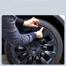 Load image into Gallery viewer, Split Hub Center Cap Covers for Model Y 20"/21" | 4-Piece Set | 5 Colors | Curb Rash Protection