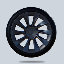 Load image into Gallery viewer, Split Hub Center Cap Covers for Model Y 20"/21" | 4-Piece Set | 5 Colors | Curb Rash Protection