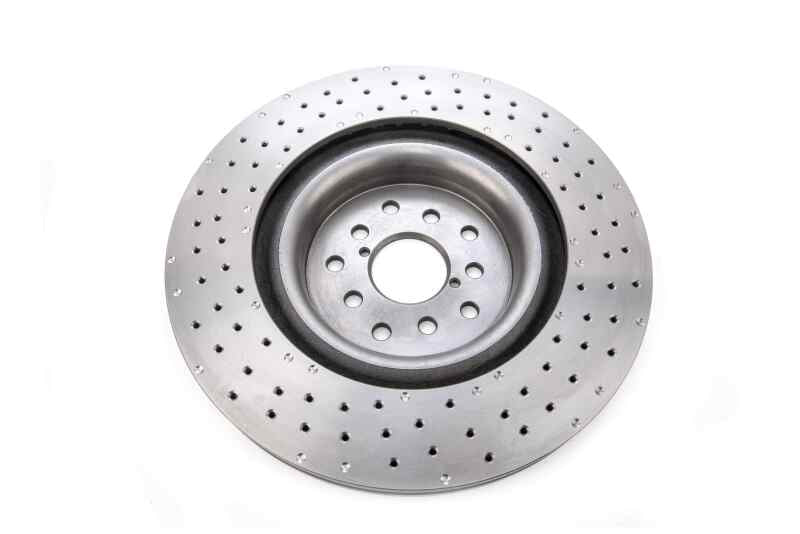 DBA 04-17 Subaru WRX STi Front Cross Drilled/Dimpled 4000 XD Series Rotor - DBA43050XD-10