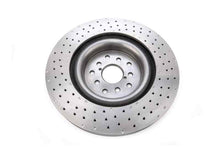 Load image into Gallery viewer, DBA 04-17 Subaru WRX STi Front Cross Drilled/Dimpled 4000 XD Series Rotor - DBA43050XD-10