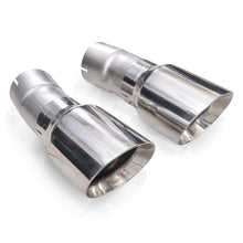 Load image into Gallery viewer, Stainless Works 4in Double Wall Slash-Cut Polished Tip Kit - JPGC57TIPS