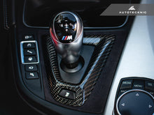 Load image into Gallery viewer, AutoTecknic Carbon Alcantara Shift Console Trim - BMW F80 M3 | F82/ F83 M4