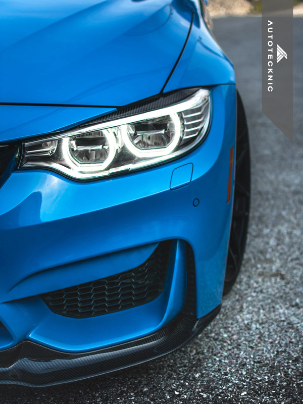 AutoTecknic Carbon Fiber Headlight Trim Set - BMW F80 M3 | F82/ F83 M4