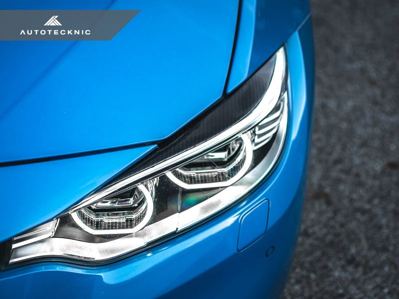 AutoTecknic Carbon Fiber Headlight Trim Set - BMW F32/ F36 4-Series