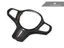 Load image into Gallery viewer, AutoTecknic Carbon Alcantara Steering Wheel Trim - BMW F97 X3M | F98 X4M